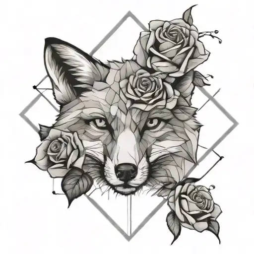 Fox Geometry Roses