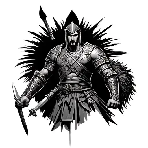 Ronin Warrior Soldier Sparta Style