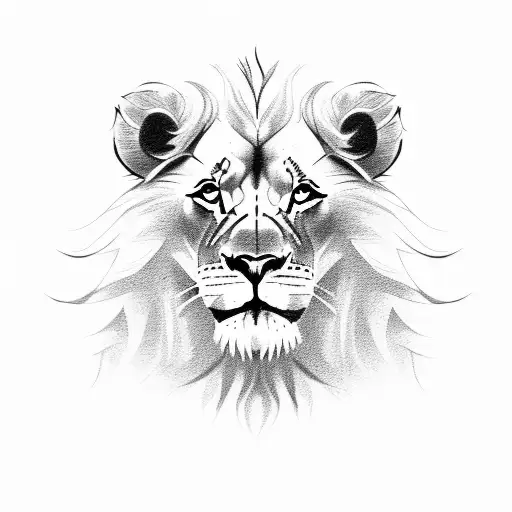 Create A Sketched Lion Cub