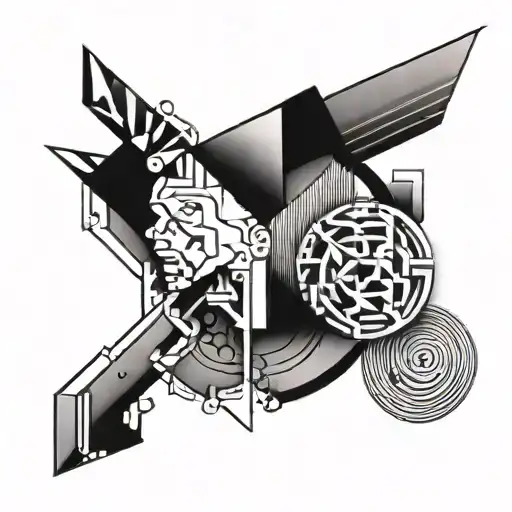 Simple Minimal Abstract Male Stylish