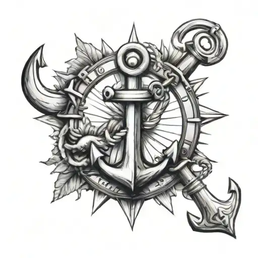 Nautical Elements Like Anchors