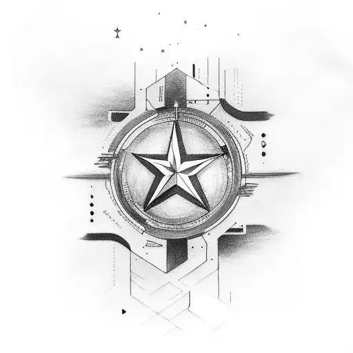 Black Star In A Blade Runner Movie Stile