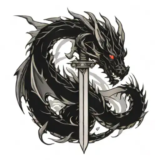 Dragon And Sword