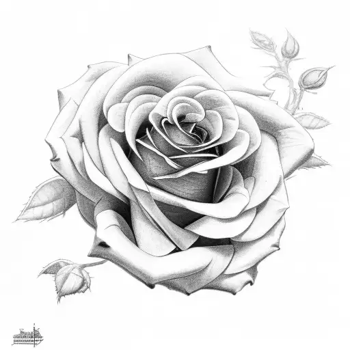 Rose With Spider On It