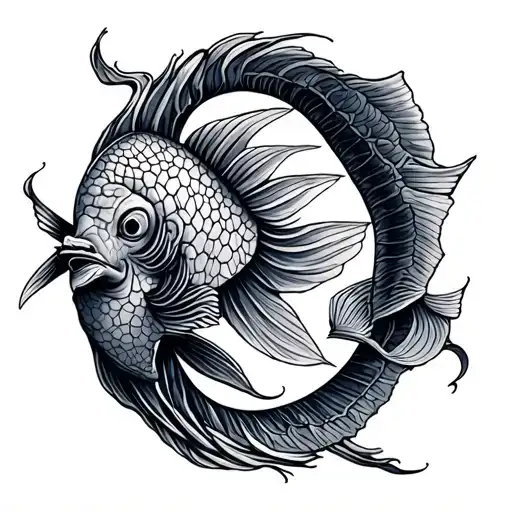 Pisces Sign And Divyanshu Name Written