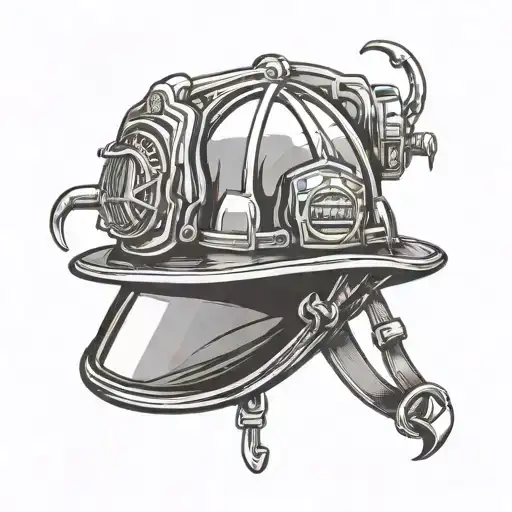 Firefighter Helmet Hanging