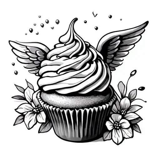 Cherub Cupcake