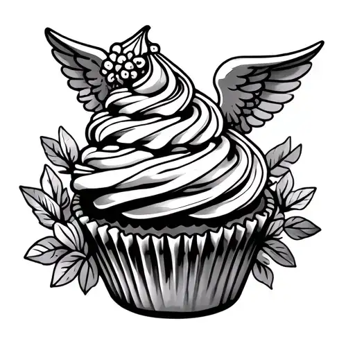 Cherub Cupcake