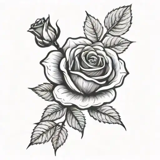 Little Rose One Line