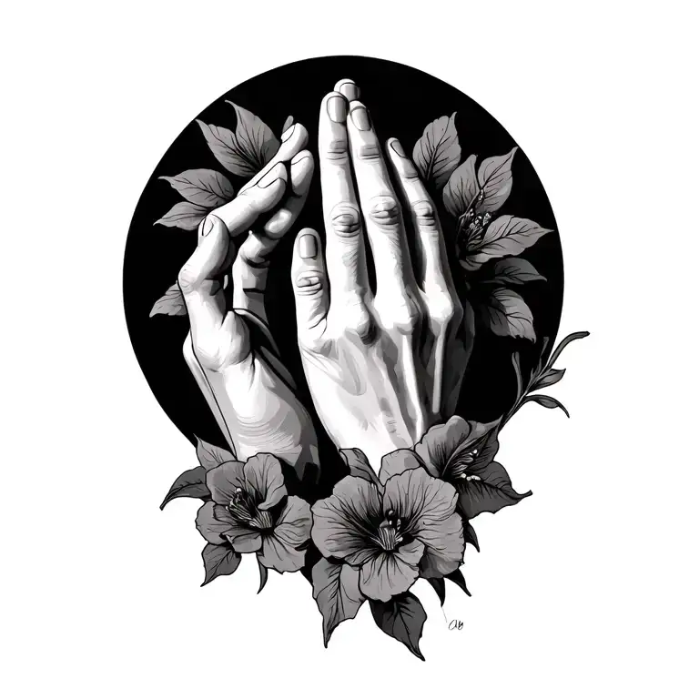 Praying Hands With Viola May Yount And John Hulsy And Kisco