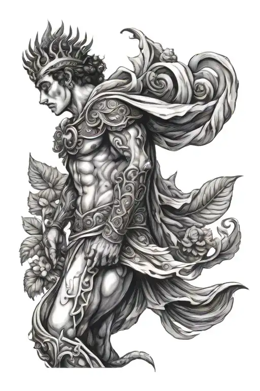 A Young Male Ruler Emerges From The Basil