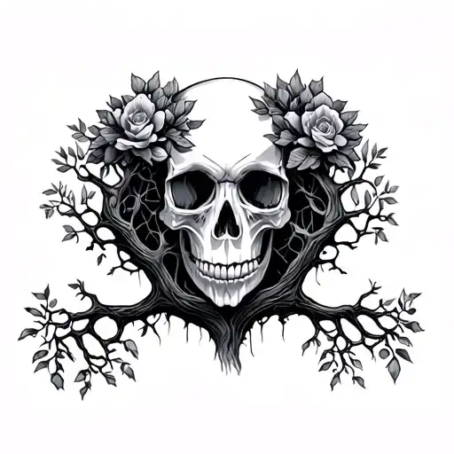 Tree Of Life Skull