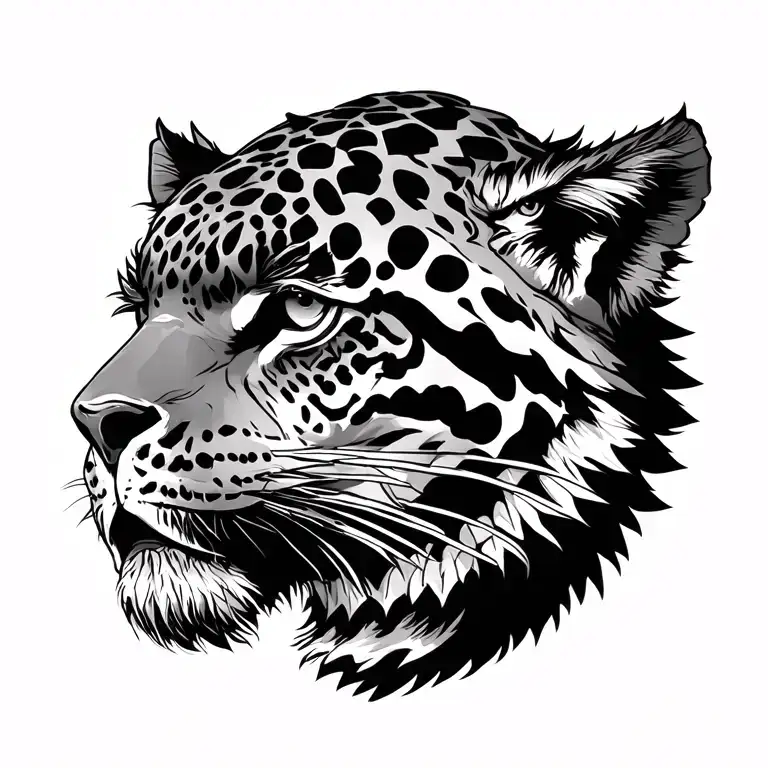 Mayan Warrior With Jaguar Skin Coat Hanging