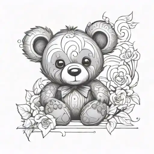 Fine Line Tedy Bear