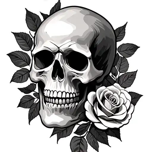 Skull And Roses