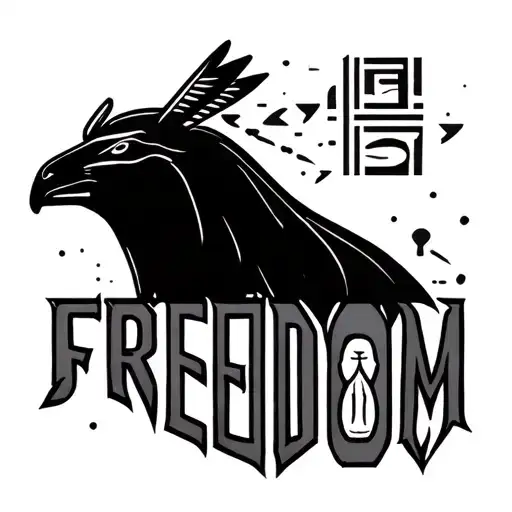 Hieroglyphics Text Freedom