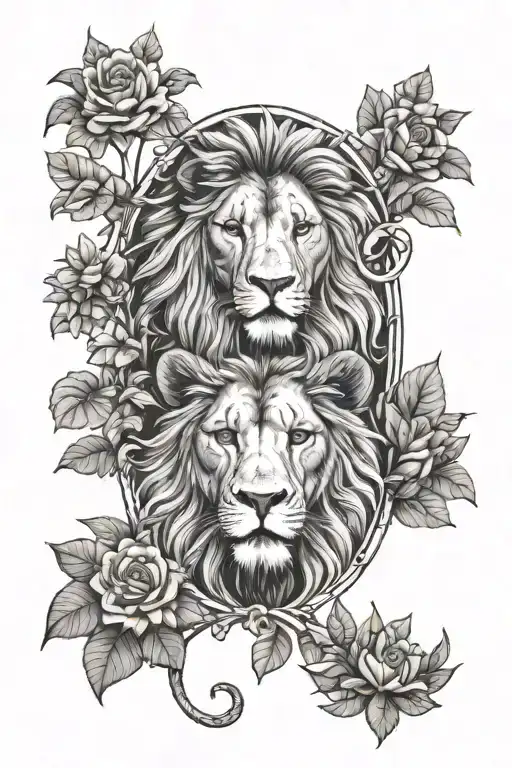 Garden Of Eden And Lion Of Judah