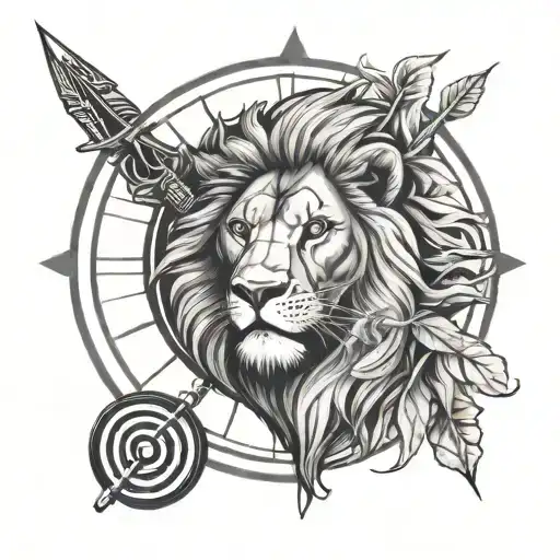 Lion Dart Board