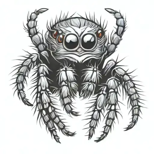 Defensive Jumping Spider