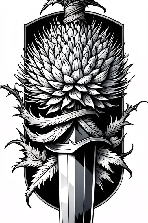 Thistle Wrapped Dagger