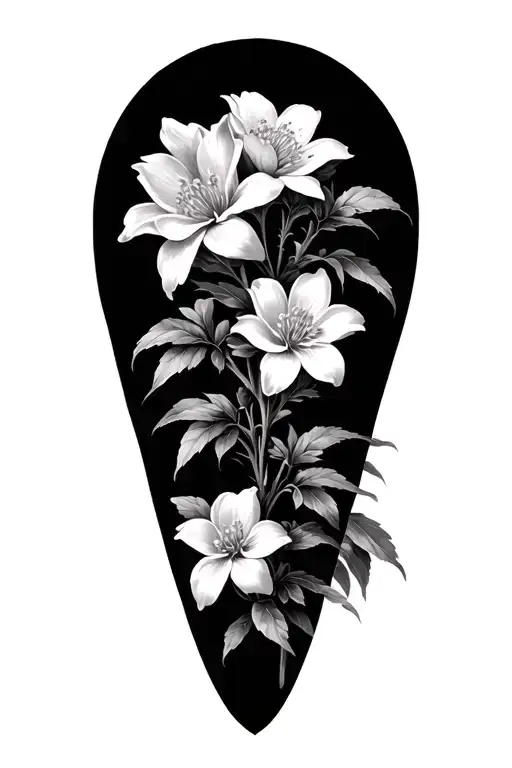 Jasmine Flowers Surrounding