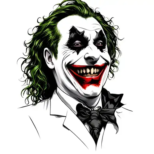 Laugh Now Mad Half Joker