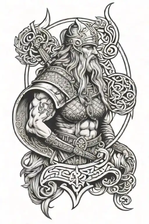 Viking Memorial For Mother Figure