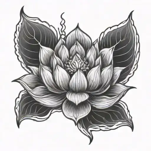 Lotus Flower Nepalese Style Forearm