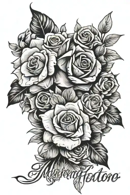 Wedding Tattoo Name Written