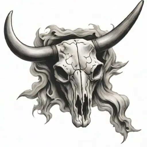 Bull Skull Soft Shading