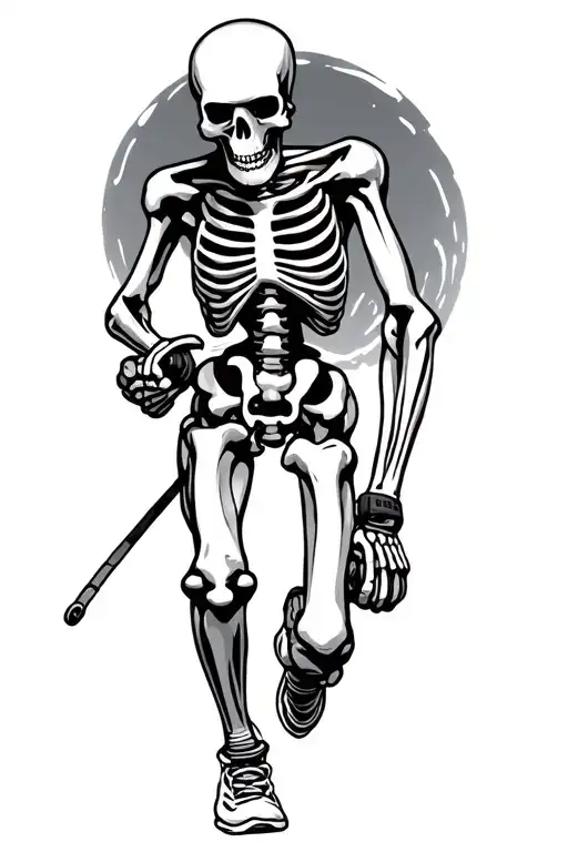 Skeleton With Running Gear