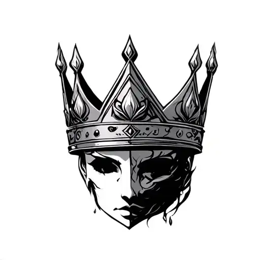 Trishol In Crown Made