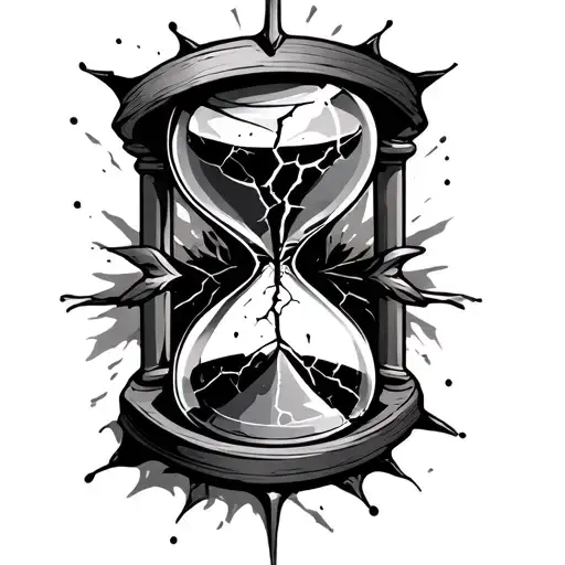 Cracked Hourglass