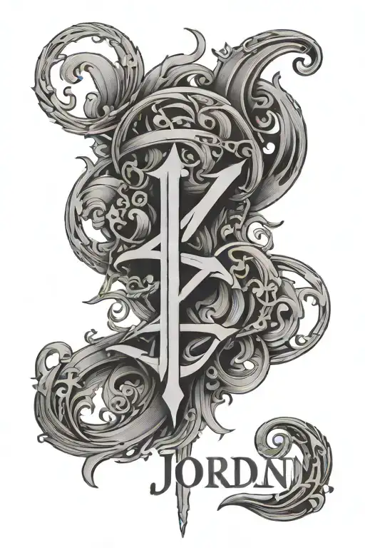 The Name Jordan With Roman Numerals 2024 For Birth Year