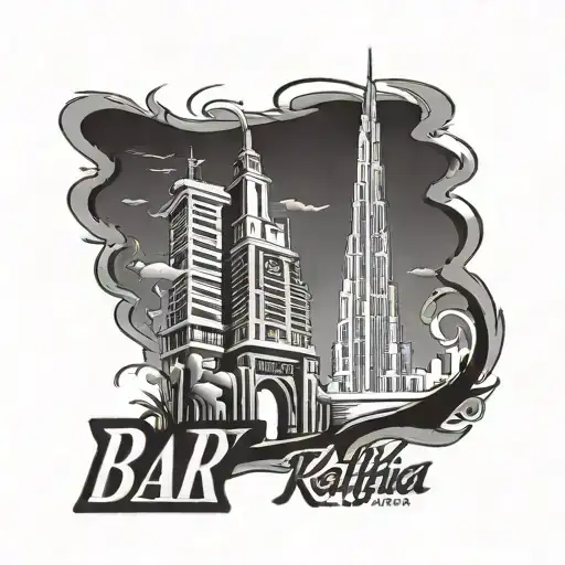 Burj Kalifa With The Word