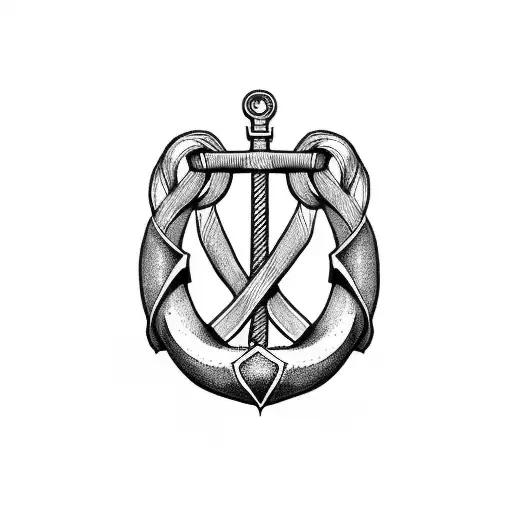 Anchor Infinity Cancer Ribbon