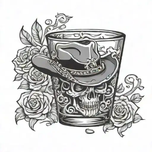 Shot Glass Western