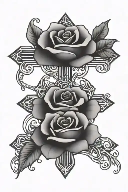 Cross Roses Christian Symbols Incorporated