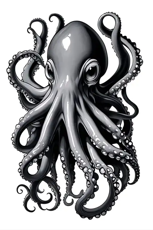 Real Octopus With 8 Tentacles