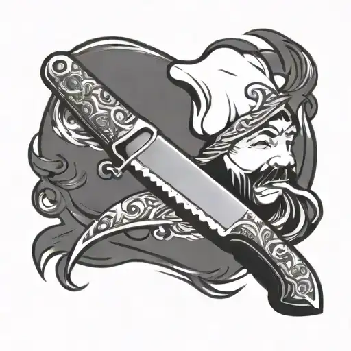 Chef Knife With Sharpening Steel Plated Shoulder