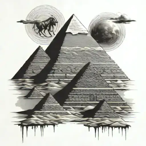 Dorian Grey Egyptian Pyramids