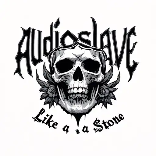 Audioslave Band Logo And Song Like A Stone Meaningful