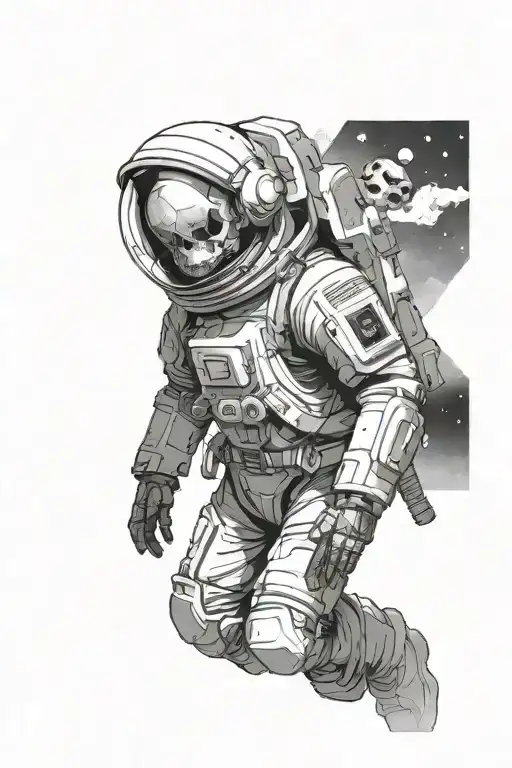Skeletal Astronaut