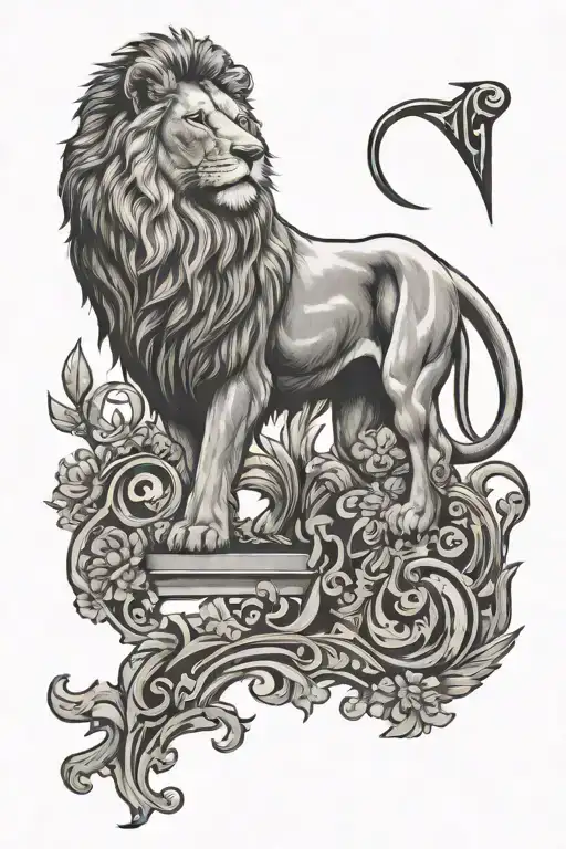 Lion And The Letters J M