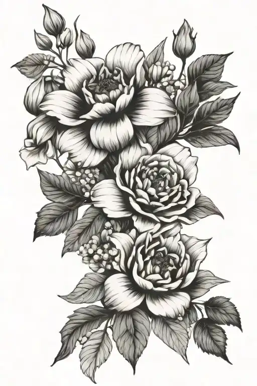 March Birth Flowers And November Birth Flower Bouquet