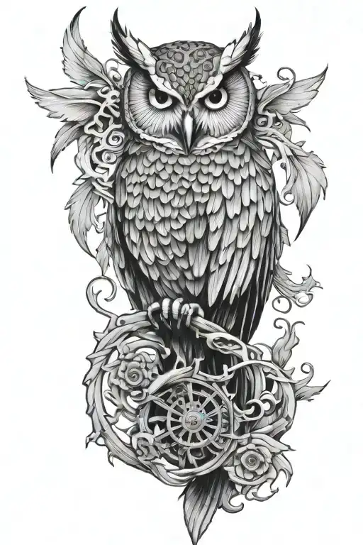 Owl And Dragon