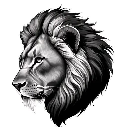 Lion And Luoness Face