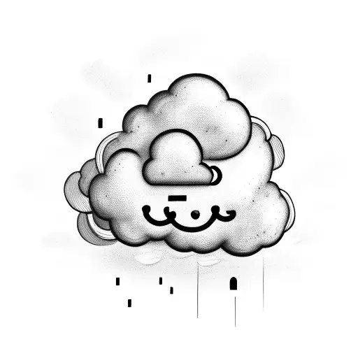 Cloud With Money And Message