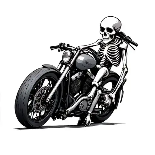Skeleton Motorcycle