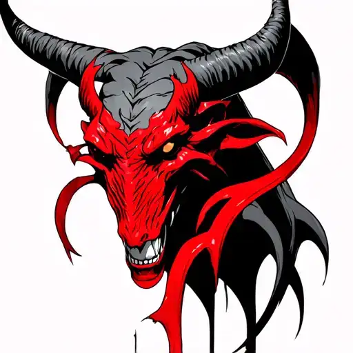 Black And Red Devil